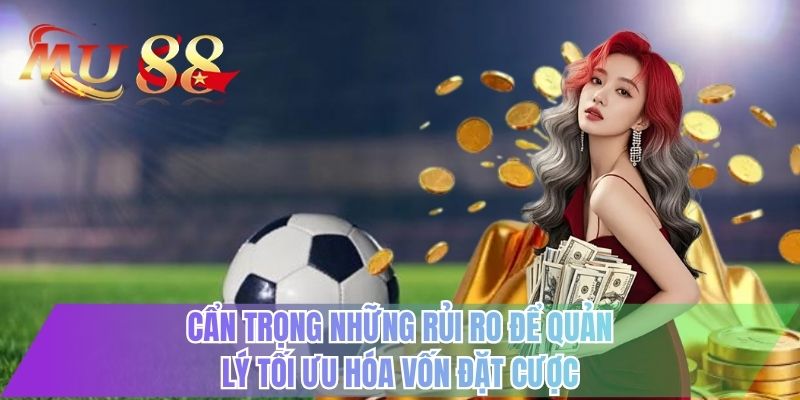 Cẩn trọng những rủi ro để quản lý tối ưu hóa vốn đặt cược